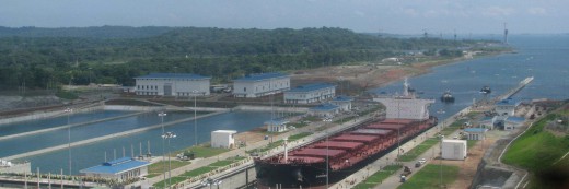 Panama Canal’s Chartered Training Vessel Transits New Locks